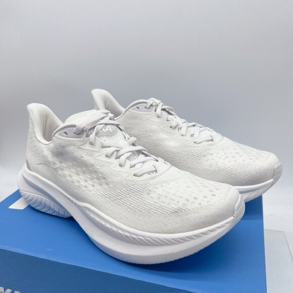 Hoka One One Mach 6 Womens Running Shoes Sneaker White Size US 10 - Picture 2 of 12